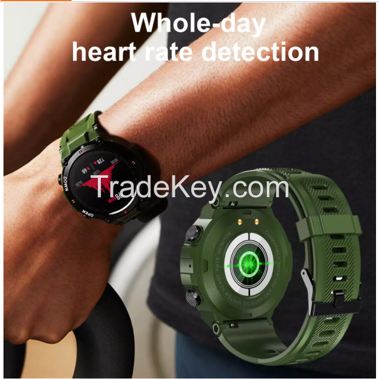 Smartwatch men women waterproof heart rate 24-hour body temperature monitoring sport smart watch for iphone android