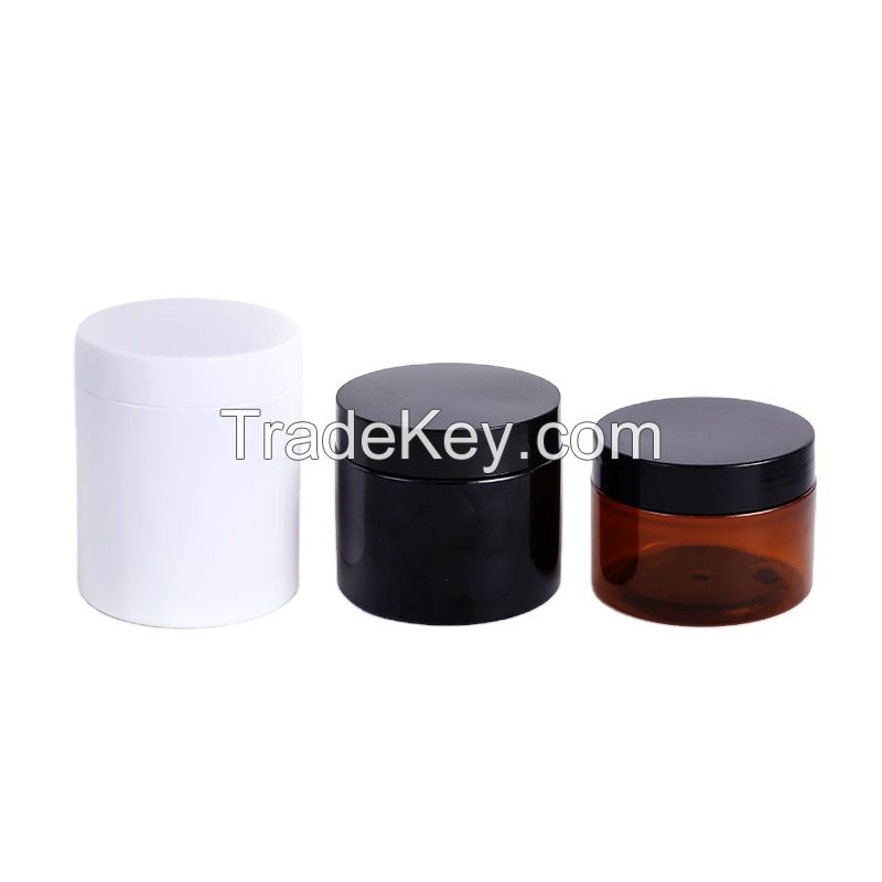 8oz PET Plastic Jar with Lid Cosmetic Cream Container