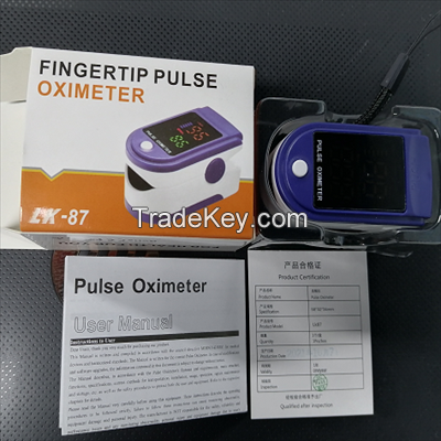 LED screen finger oximeter model LK87oximeter