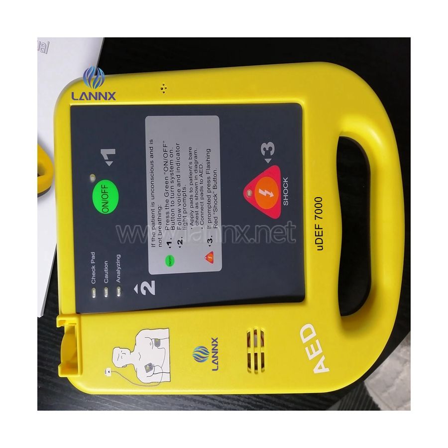 LANNX uDEF 7000 AED portable aed trainer machine defibrillator