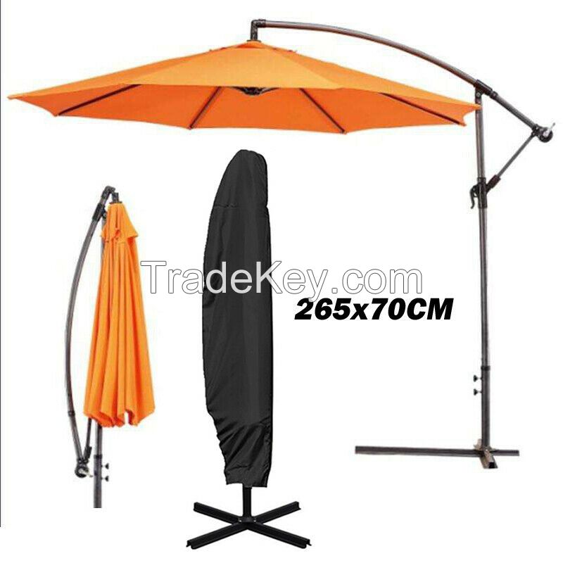 Uplion Sun garden hanging patio umbrella outdoor solar led parasol