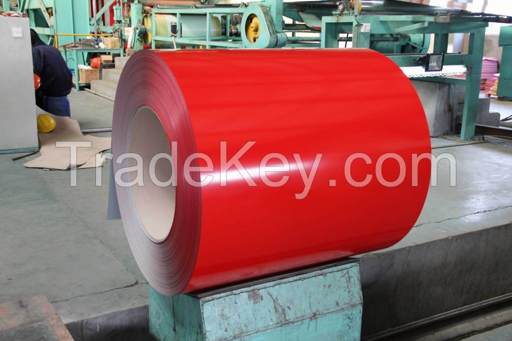 Prepainted steel coils