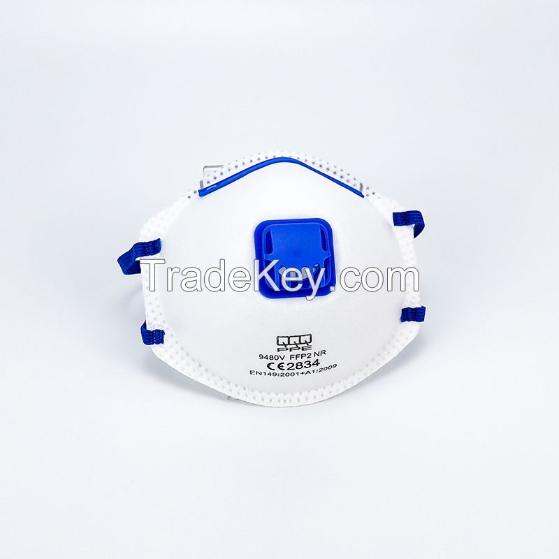 Anti Omicron FFP2 N95 Face Mask Particulate Filter Respirator FFP2 Dust Mask CE Certificate Approved Disposable Mask