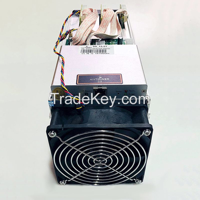 Asic Blockchain Bitcoin miner Crypto mining machine 1395W 13.5th/s Bitmain antminer s9