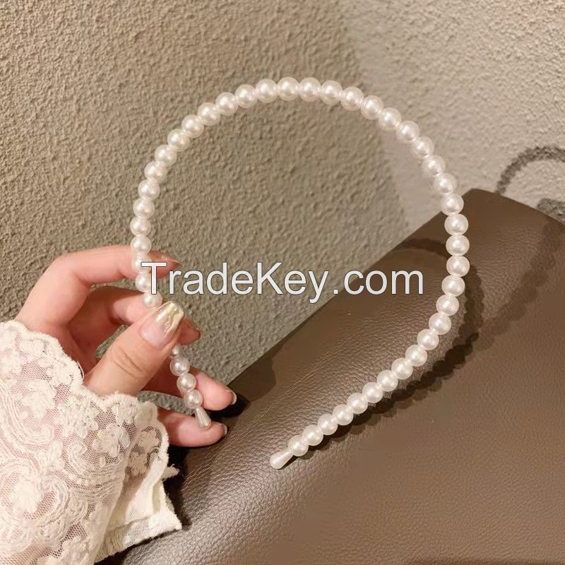 Vintage Style Pearl Hairband For Girls