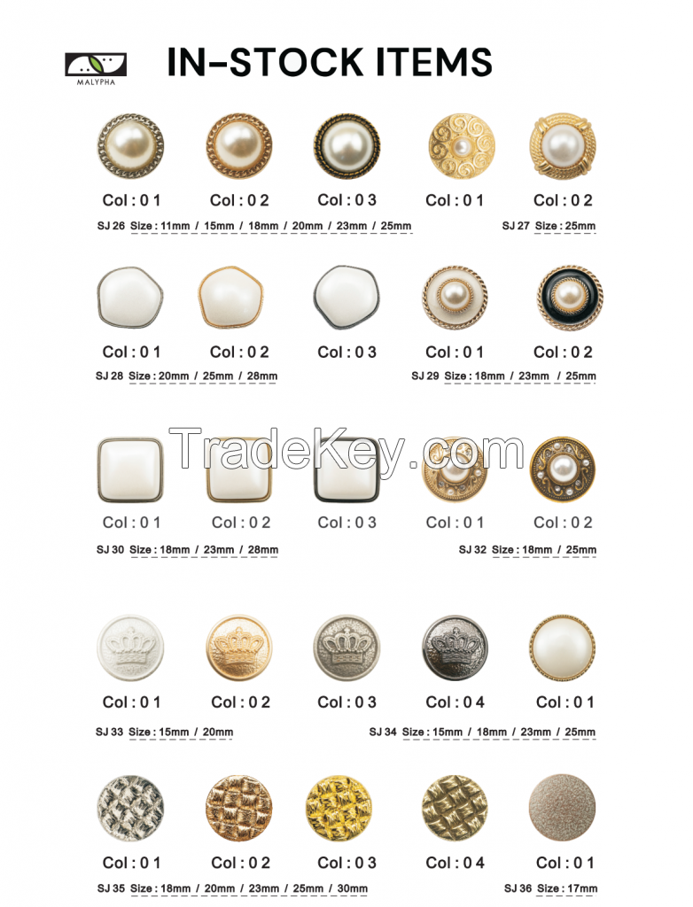 MALYPHA BUTTON Metal button series