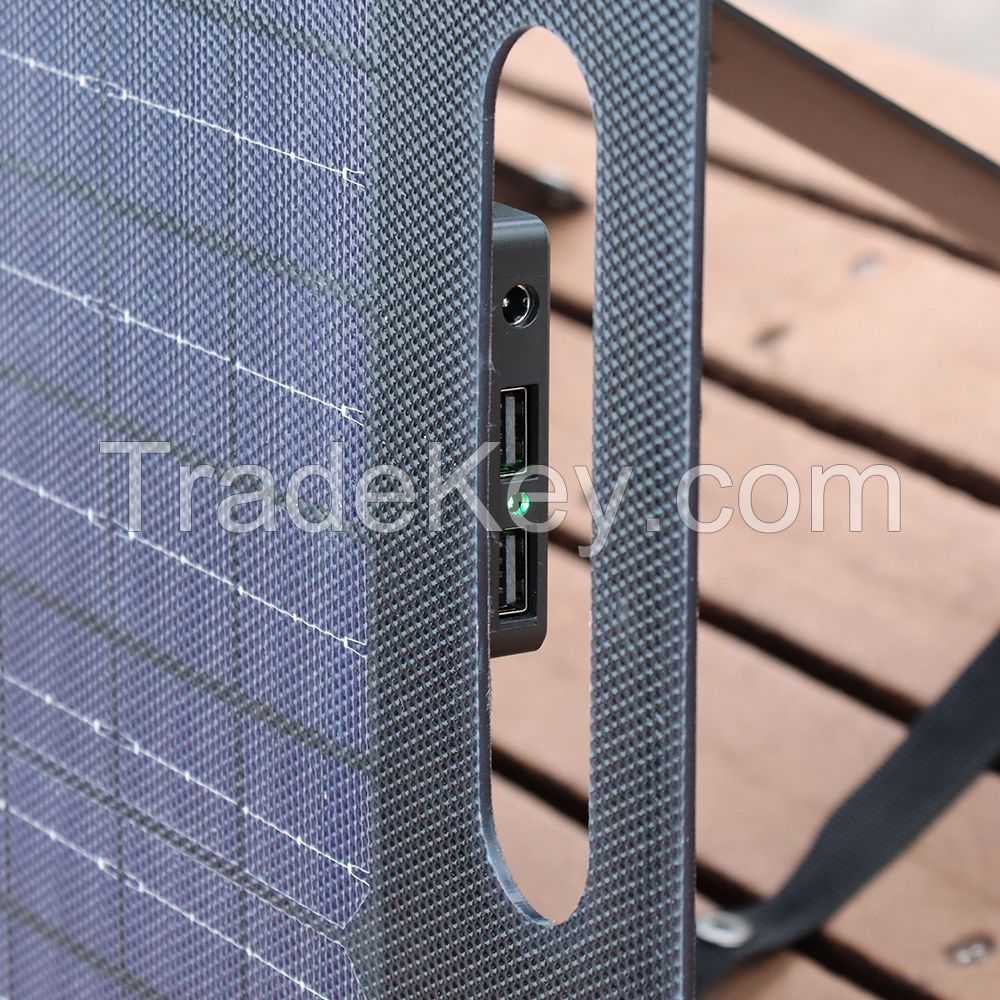 50W 19.8V ETFE Foldable Solar Charger