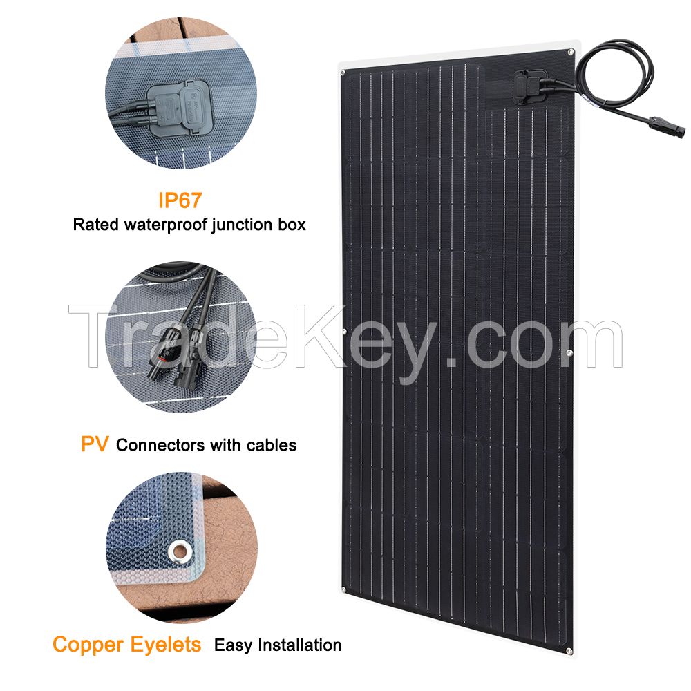 100W ETFE Flexible Solar Panel from china