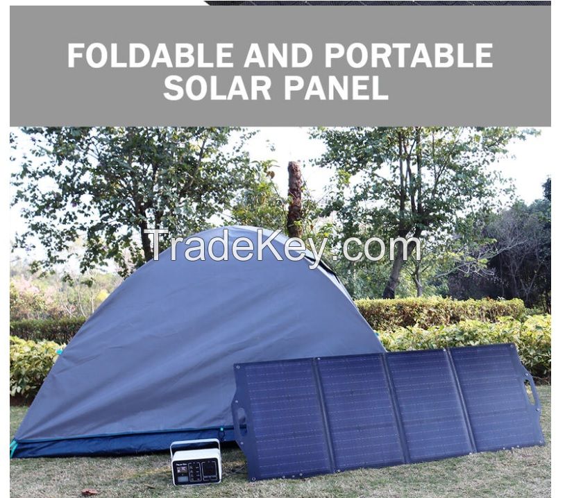 Solarparts 200W ETFE Film Foldable Solar Charger for Travelling