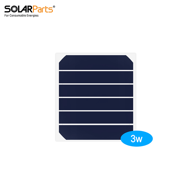 Sunpower Flexible Solar Panel 150x140x0.3mm 3W/3V with White Back Panel