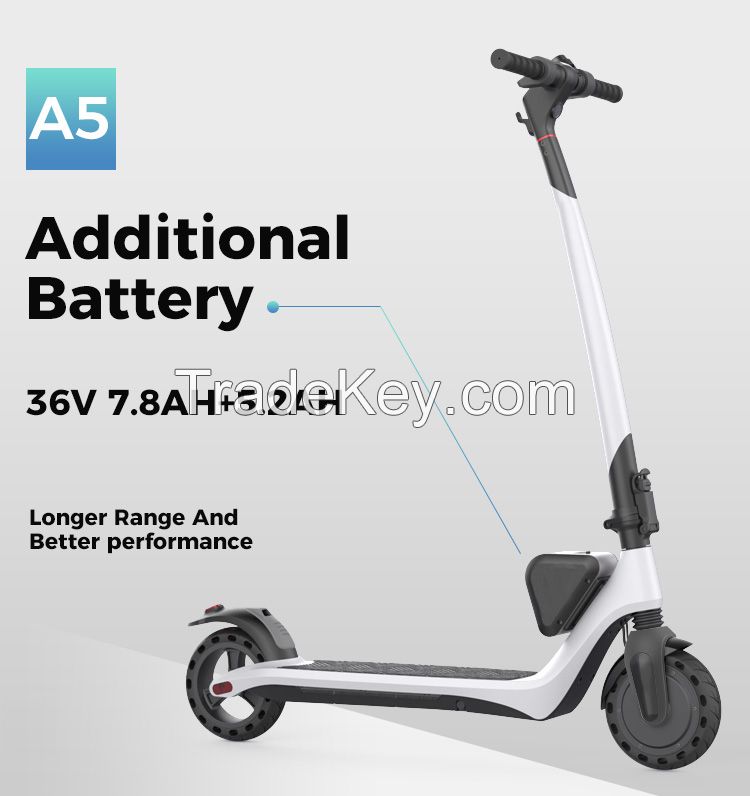A5 folding electric scooter two wheels 36V/13AH350W power kick scooters hotsale scooters electric for adults