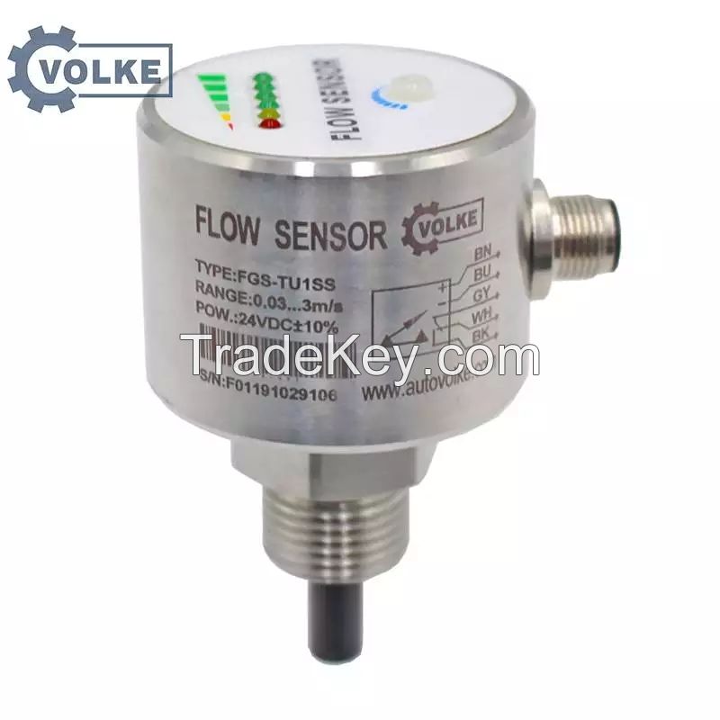 VOLKE FGS Stable high quality thermal diffusion flow switch NPN / PNP