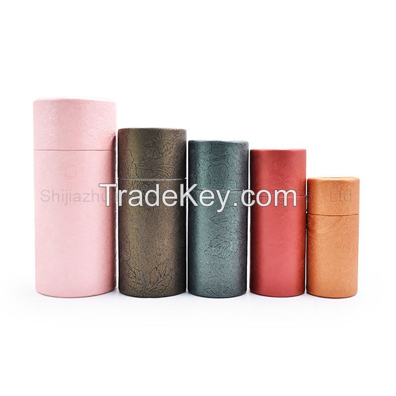 High Quality Craft Material Brown Pink Red Paper Tubes