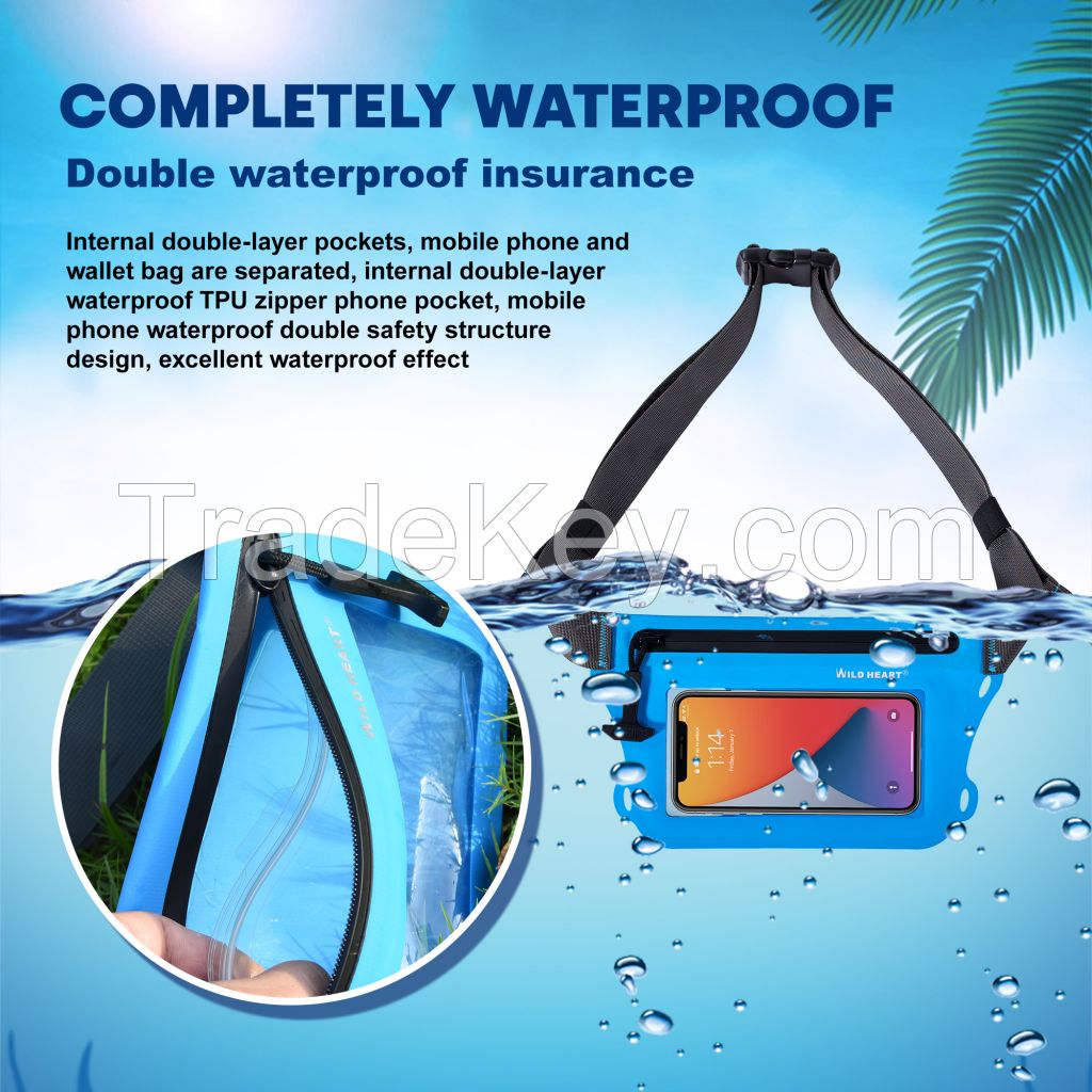 Waterproof Waist bag for Diving, Floating, or water spors