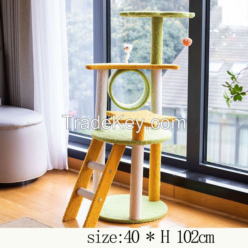 2022 Luxury Sisal Cat Tree Which Cat Tower With Toy Cat Scratching Tree