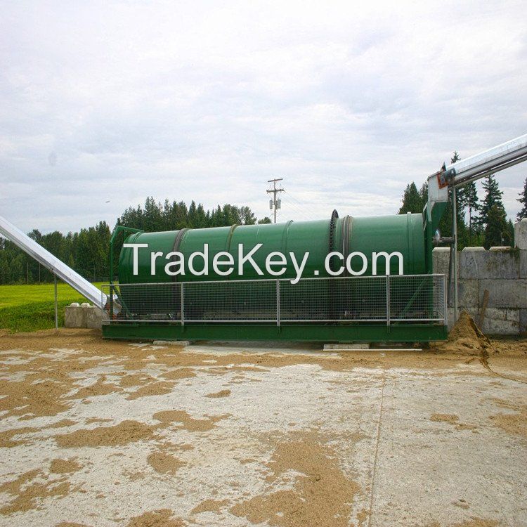 Equipment for processing cow manure, chicken manure, pig manure and sh