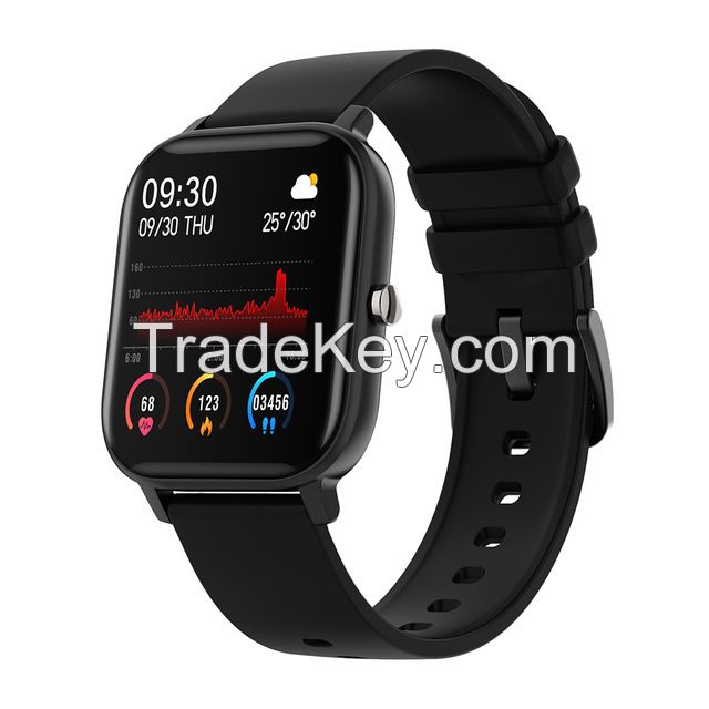 2022 Hot Sale 1.4 Inch TFT Color Screen 240*240 Fitness Tracker Blood Pressure Women P8 Smart Watch