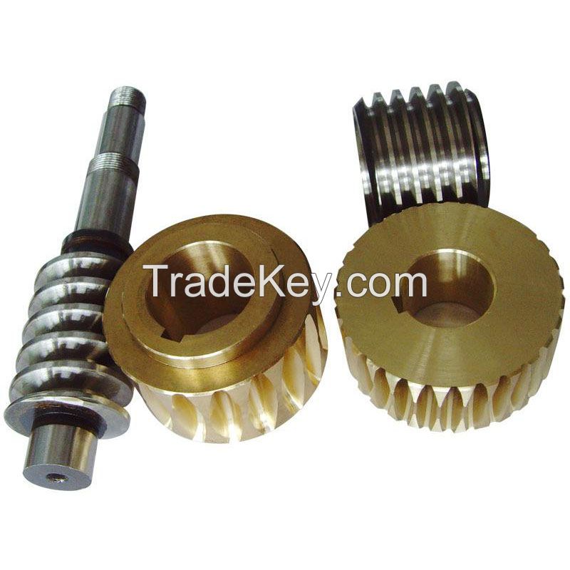 Customized Worm Gear Shaft Manufacturer Metal Machining Service High Precision SUS 304/316 Brass