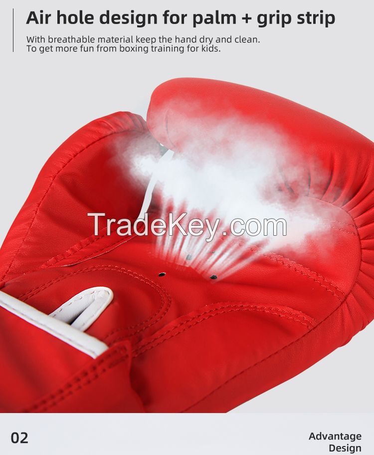 kids boxing glove PU Leather personalized OEM boxing gloves