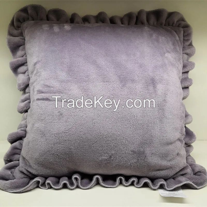 Flannel Cushion  Polyester Pillow