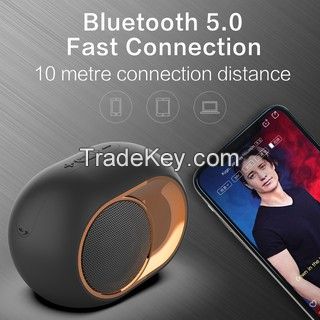 Bluetooth Portable Speaker 1200Mah Battery IPX7 Waterproof Outdoor True TWS Stereo Wireless Speaker with Radio for Phone