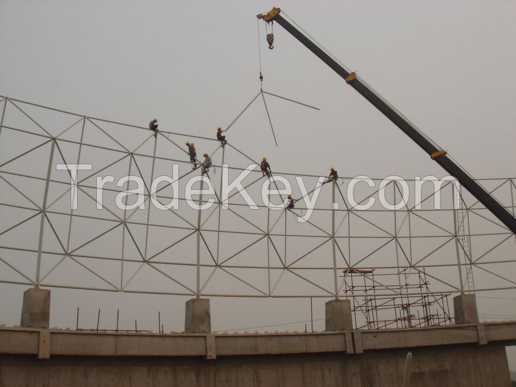 Design and Manufacture of Large Span Steel Space Frame Roof Structure