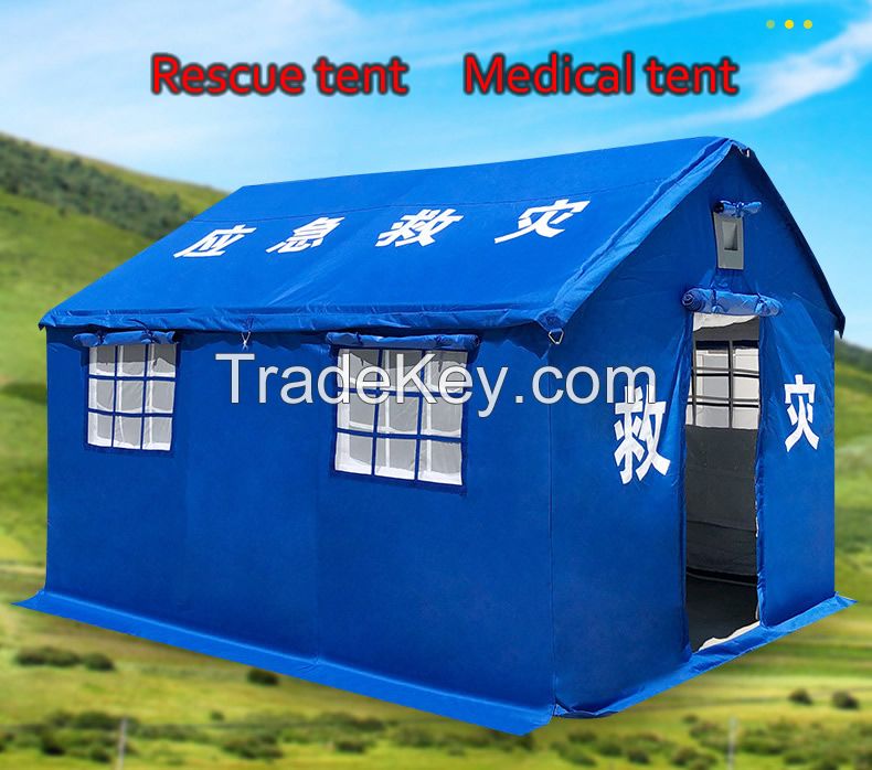 Relief tent, medical tent, emergency rescue tent, Red Cross tent