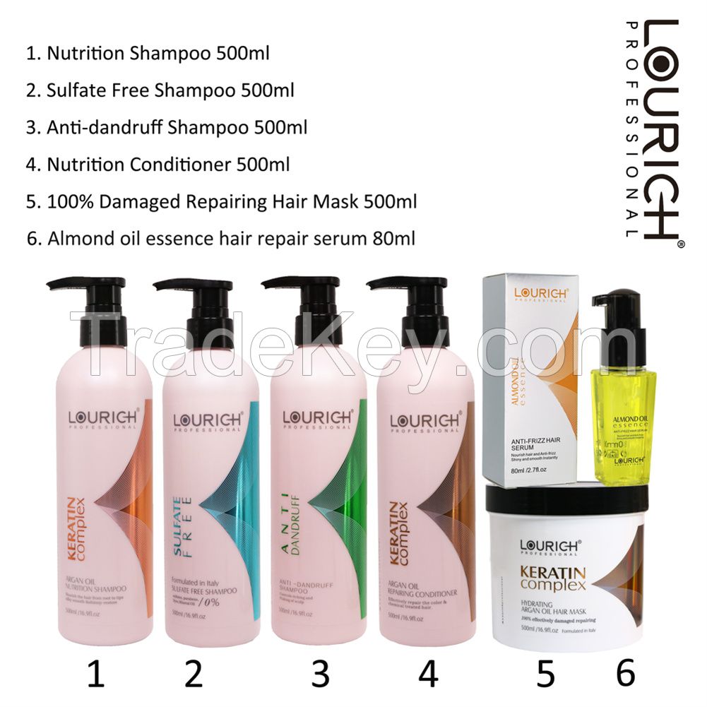 LOURICH nutrition shampoo for frizz dry damaged hair