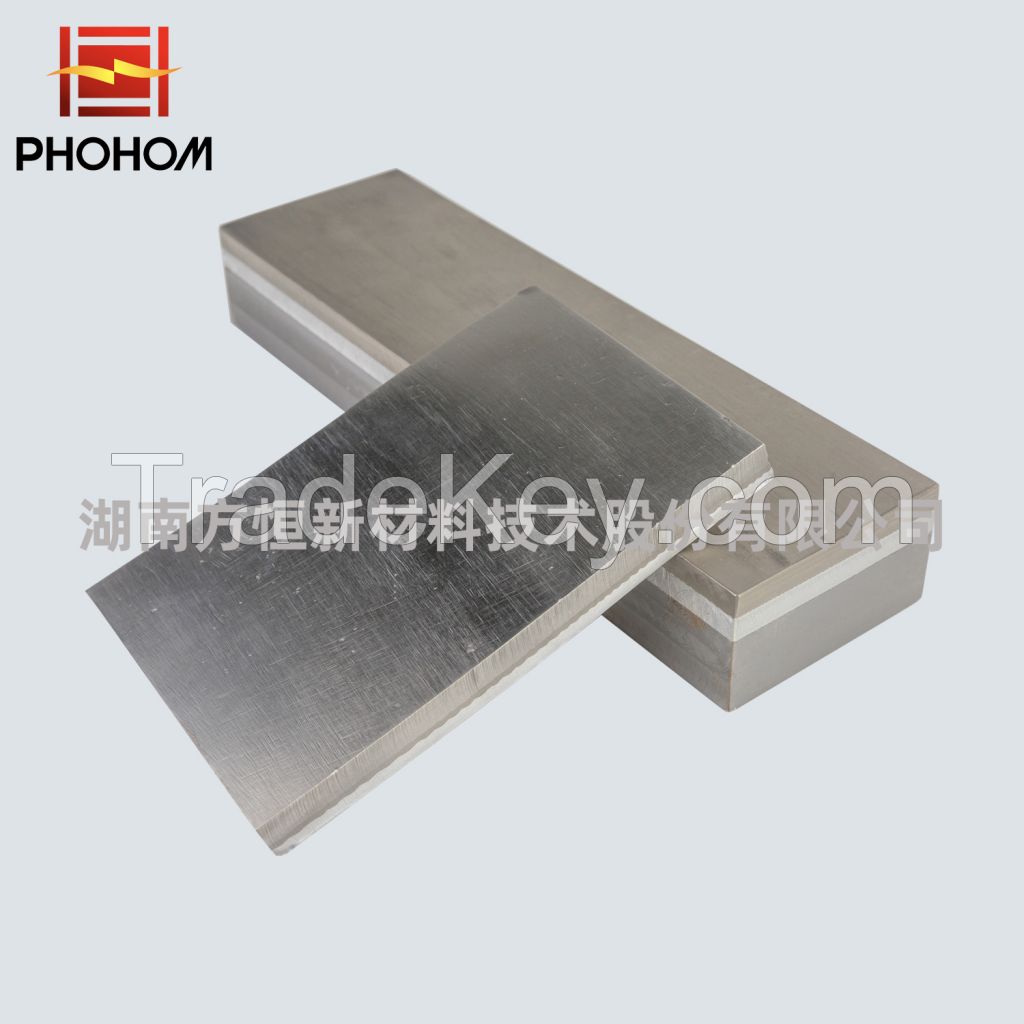 Copper and Stainless Steel Explosion Bonded Clad Plate C1020 Multilayer