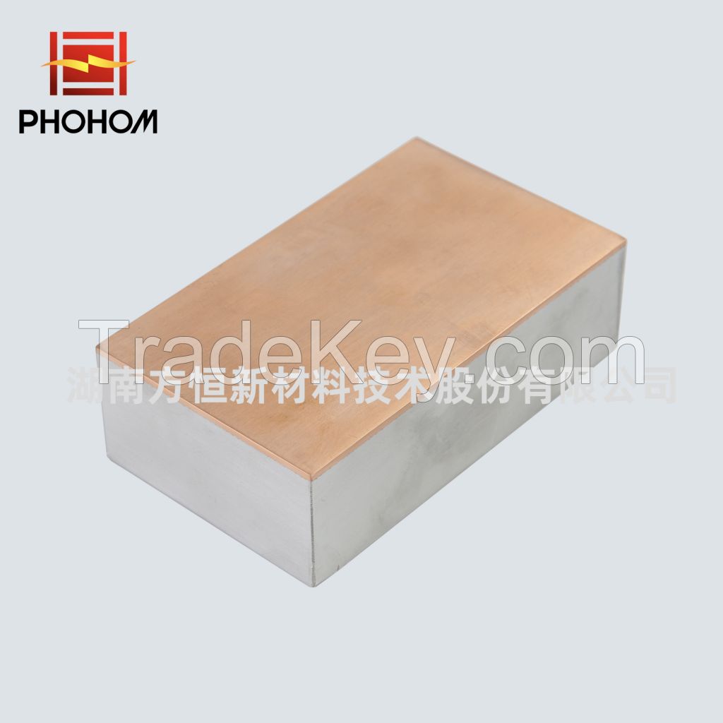C1020 / A1050 Aluminum Copper Clad Plate , Explosion Cladded Plate