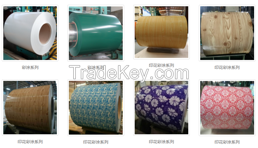 color coated steel sheet , PPGI , PPGL , prepainted galvanized iron sheet in coil