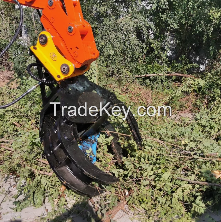excavator hydraulic tree shear