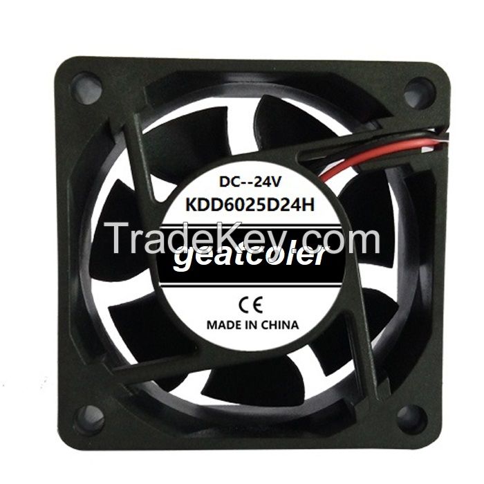 60x60x25mm DC mini cooling Fan ball bearing 12V 6025