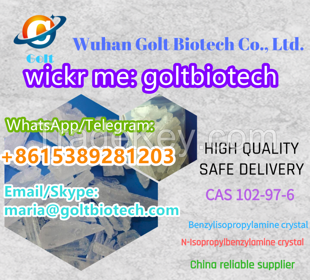 N-Isopropylbenzylamine CAS 102-97-6 crystal Wickr:goltbiotech