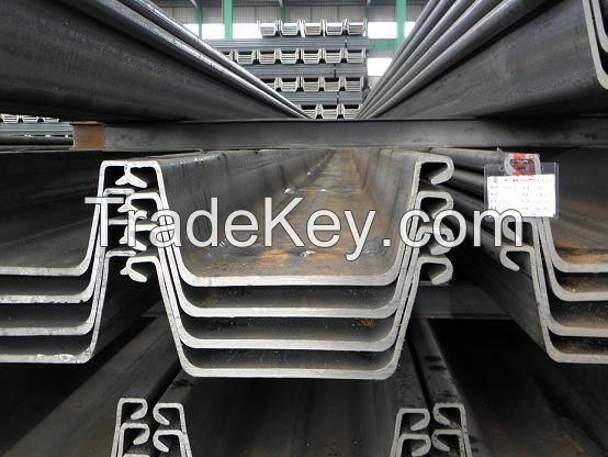 U section hot rolled type 2 400*100*10.5mm  steel sheet pile