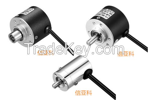 8~14 bit 0~360 6mm solid shaft SSI Rotary absolute angle measurement encoder
