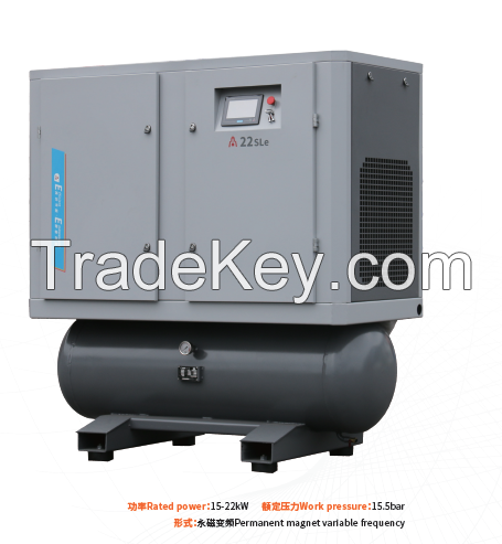 Air Compressor 22 kw 30 hp direct drive with Air Dryer for Laster cutting Machine