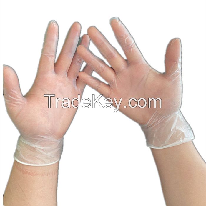PPE vinyl gloves hand safety gloves