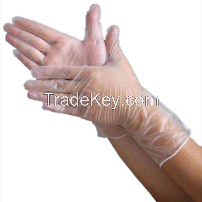 PPE vinyl gloves hand safety gloves