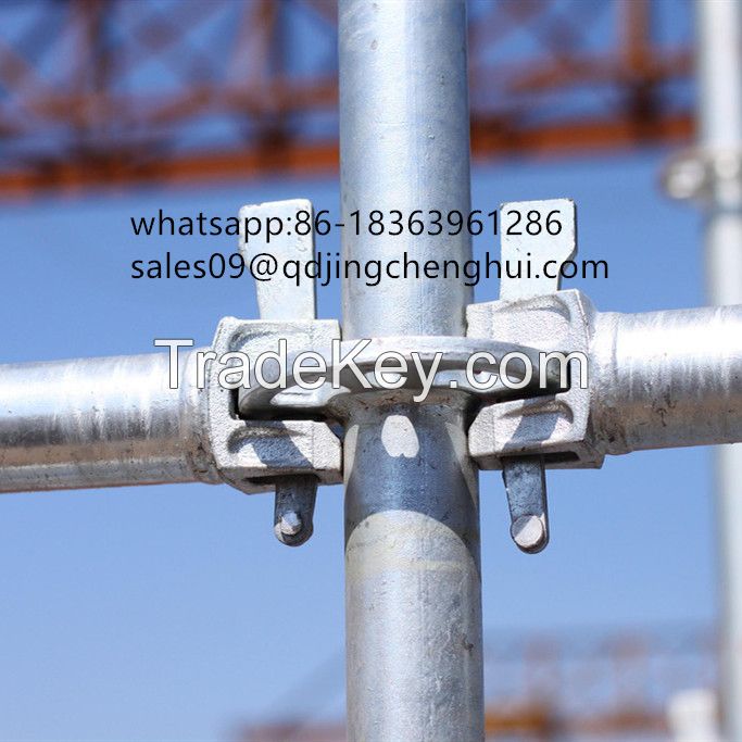 Ringlock Scaffolding System Hot Dip Galvanized Steel Scaffold Structure