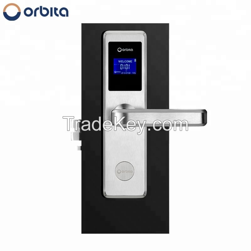 Orbita new hot hotel lock rfid electronic keyless digital hotel smart key card door lock system hotel key card lock