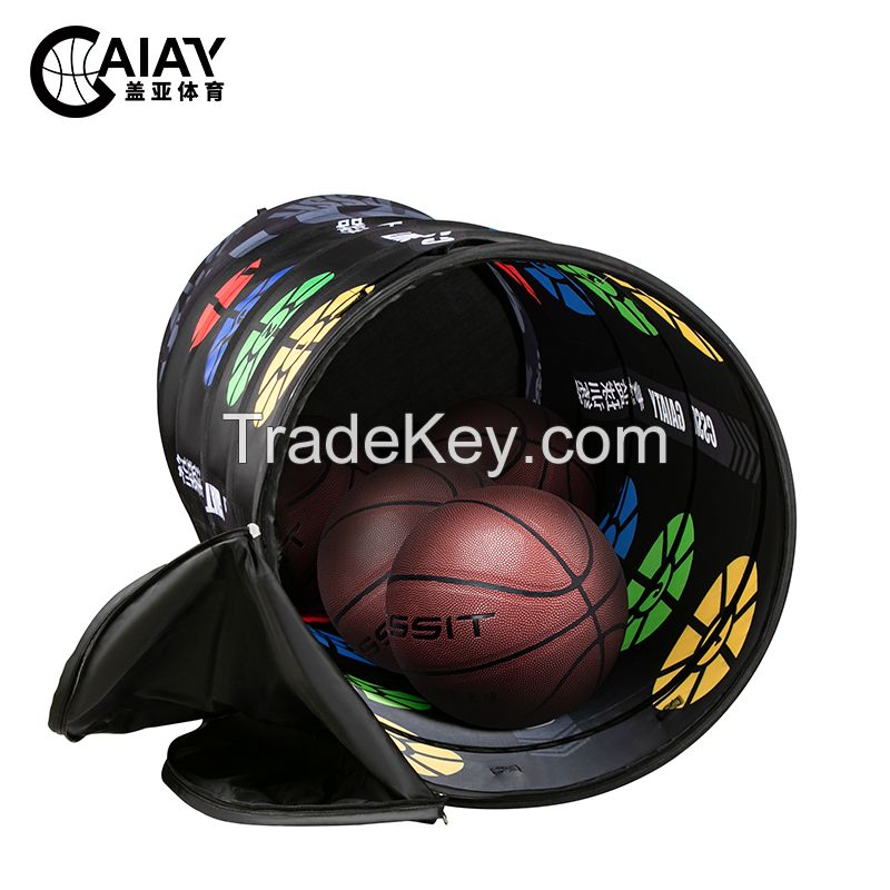 2021 hot-selling basketball training equipment to improve ball control foldable obstacle barrel training cone