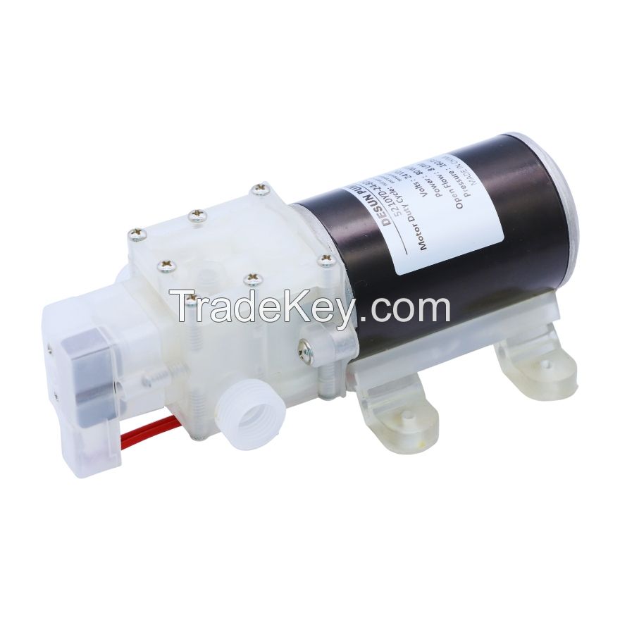 Food grade mini self-priming pump 12V/24V/48V 80W 8L/MIN high pressure DC water pump for milk beverage