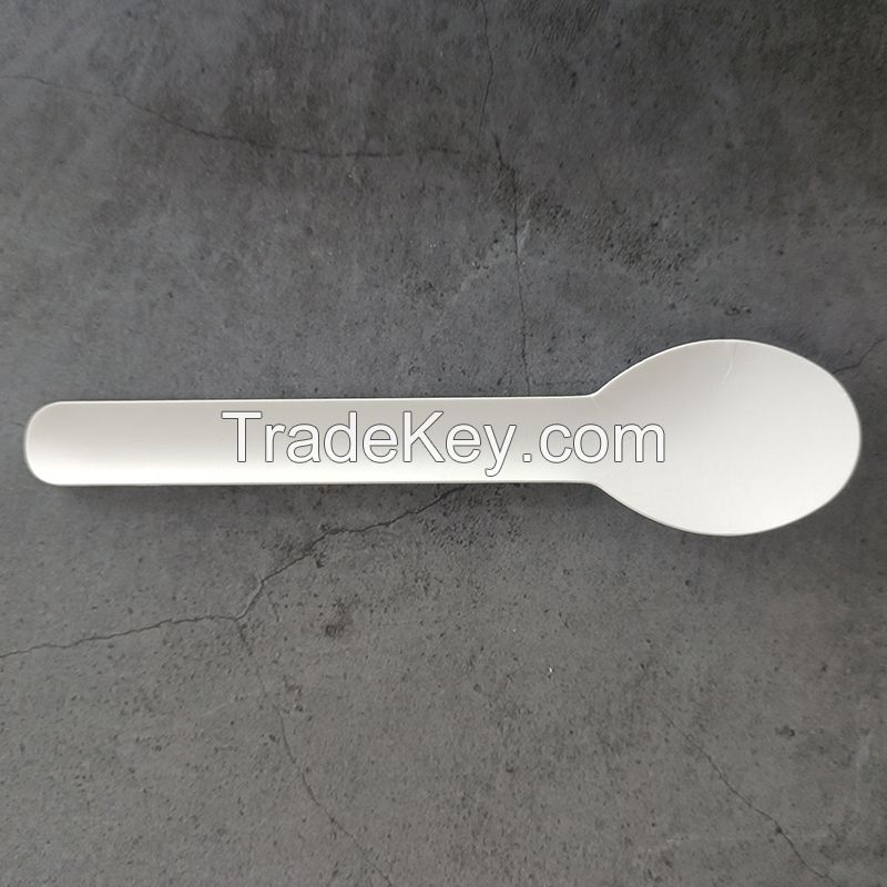 Paper Pulp Biodegradable Disposable Eco Friendly Bamboo Spoons