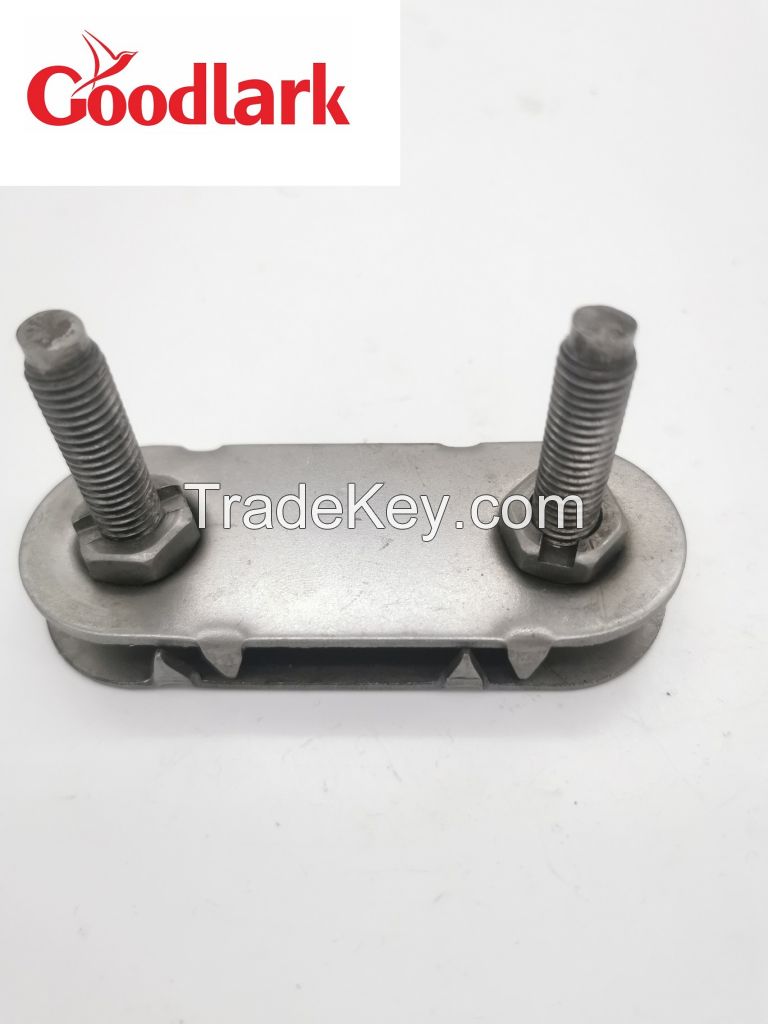 2.5bolt solid plate belt fastener conveyor belt fastener