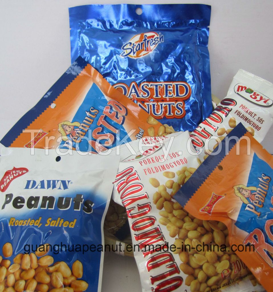 Roasted and Salted Peanut Kernels with Small Package OEM