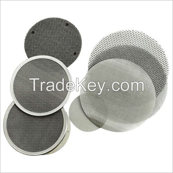 Stainless steel filter piece iron Wire mesh filter