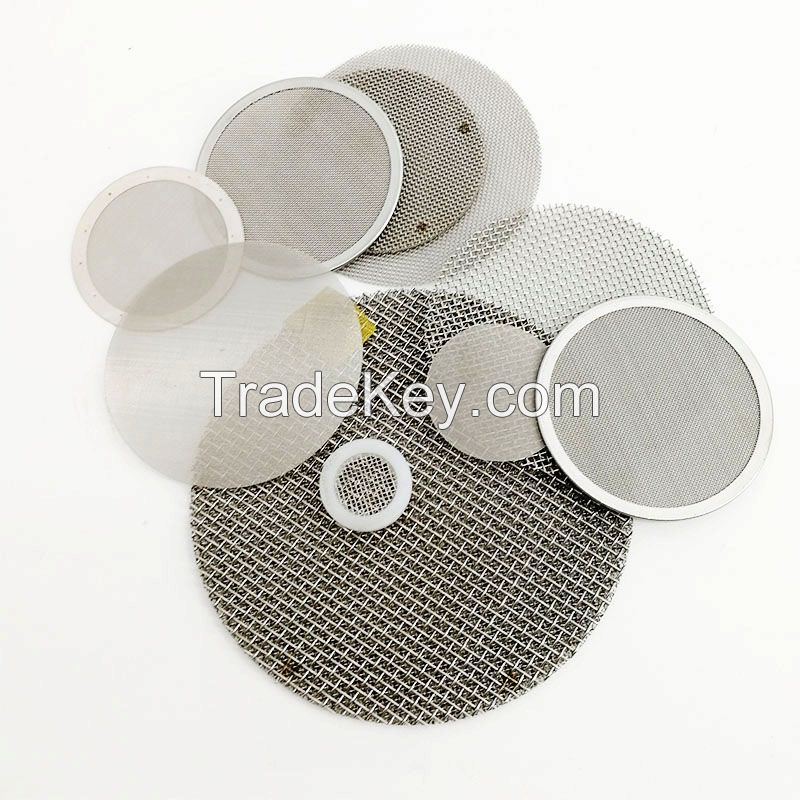 Stainless steel filter piece iron Wire mesh filter