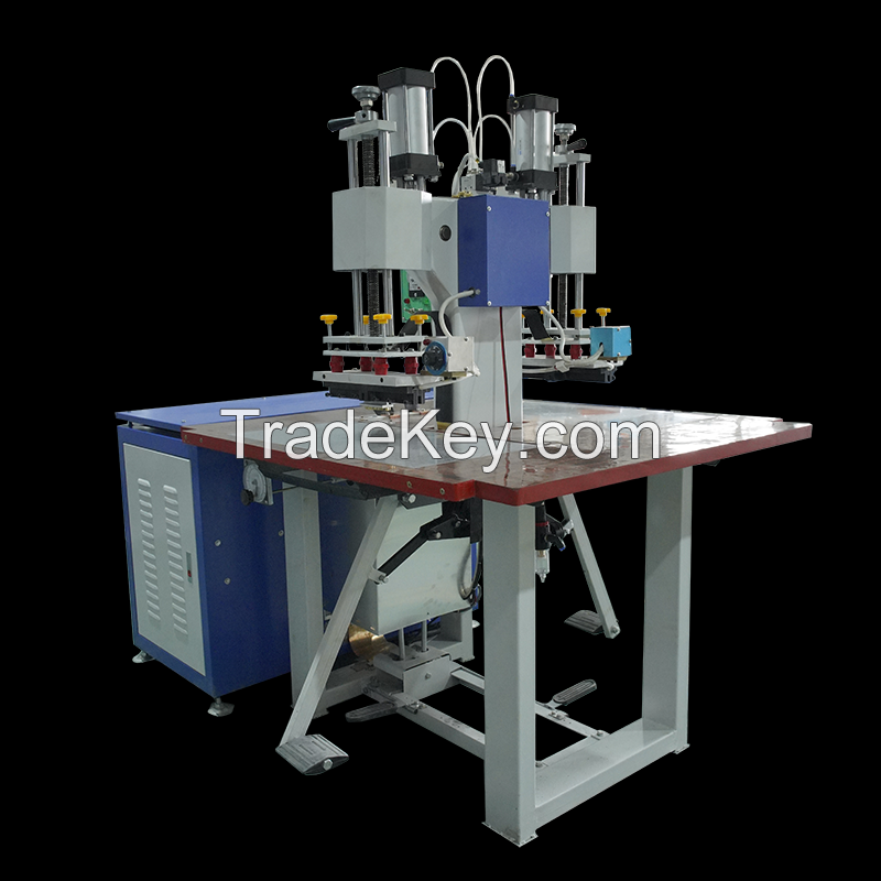 High frequency double head welding machine PVC leather embossing