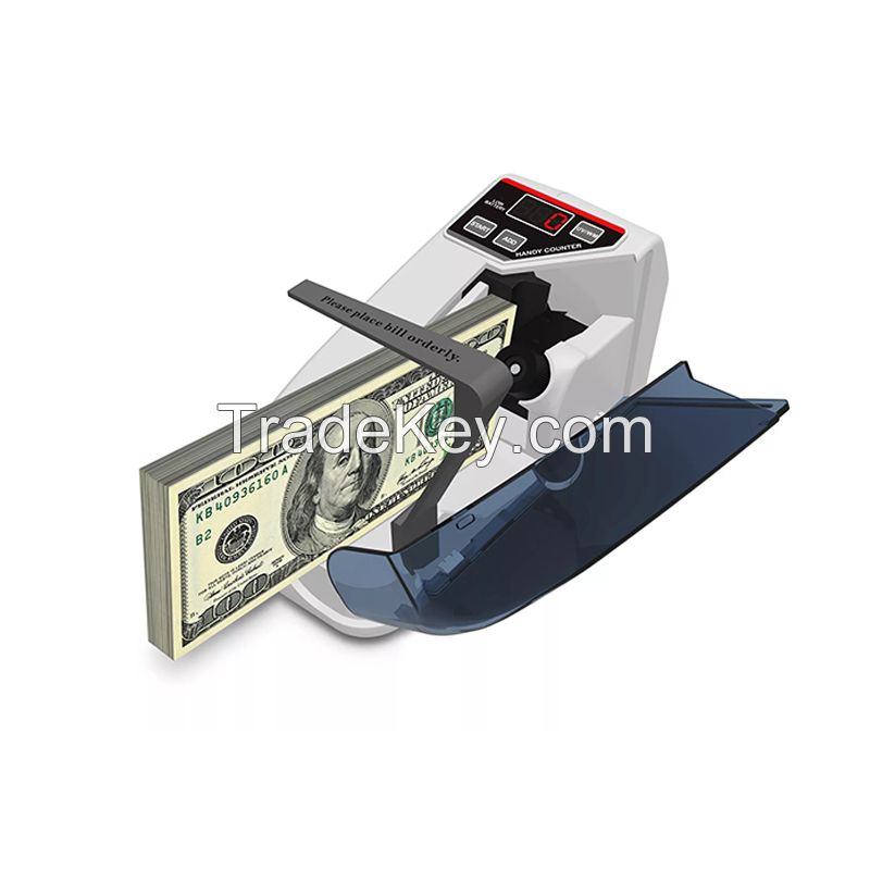 Handy portable bill note money counter Mini money currency banknote cash Counting Machine ST-V30 with UV-WM detecting functionHot